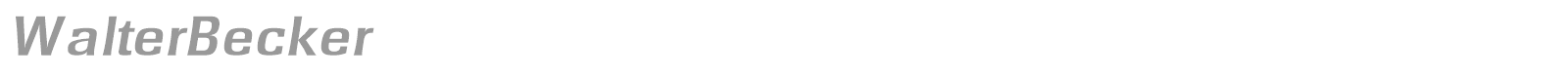 WalterBecker font preview